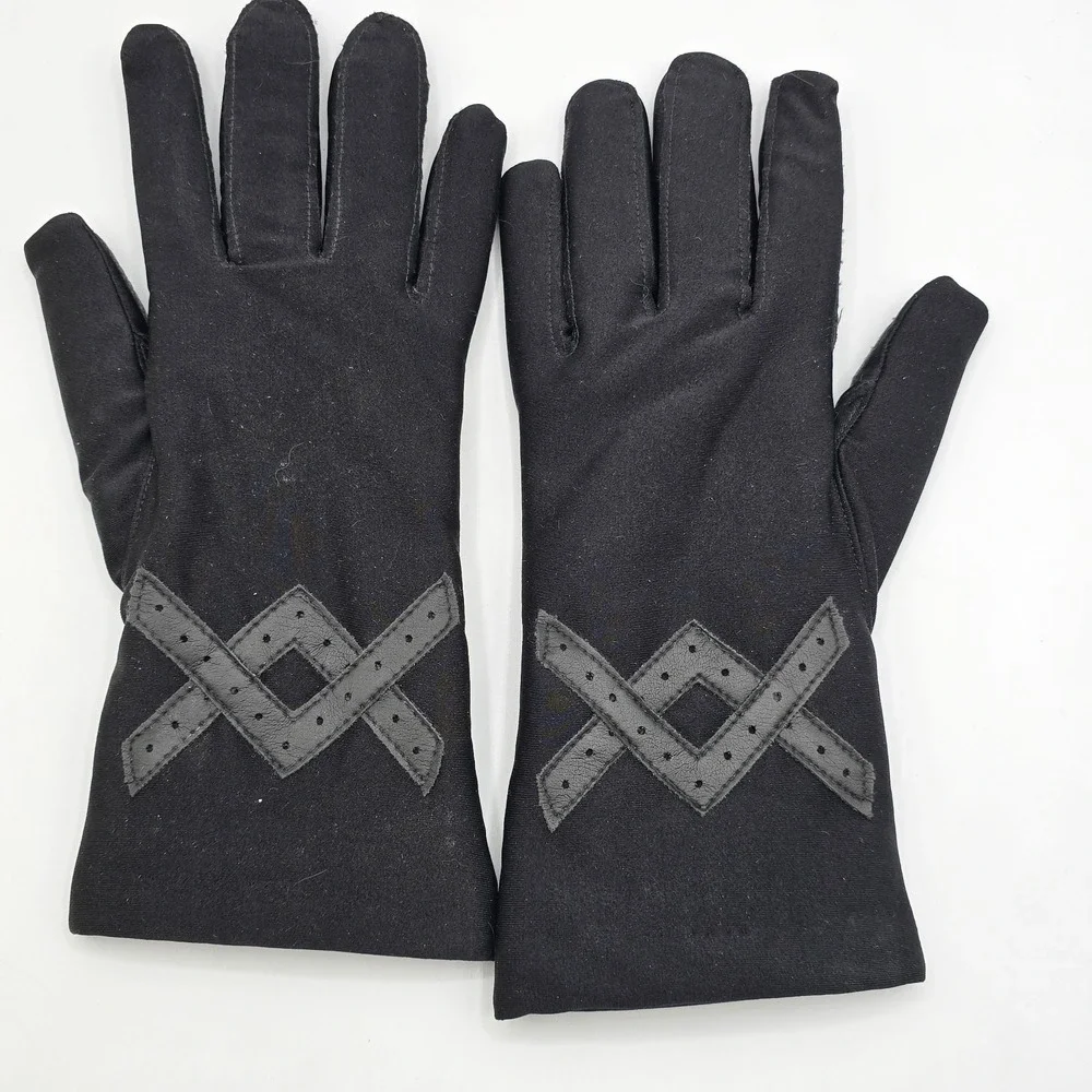Vtg womens BLACK WINTER GLOVES one size fits most‎ Thinsulate